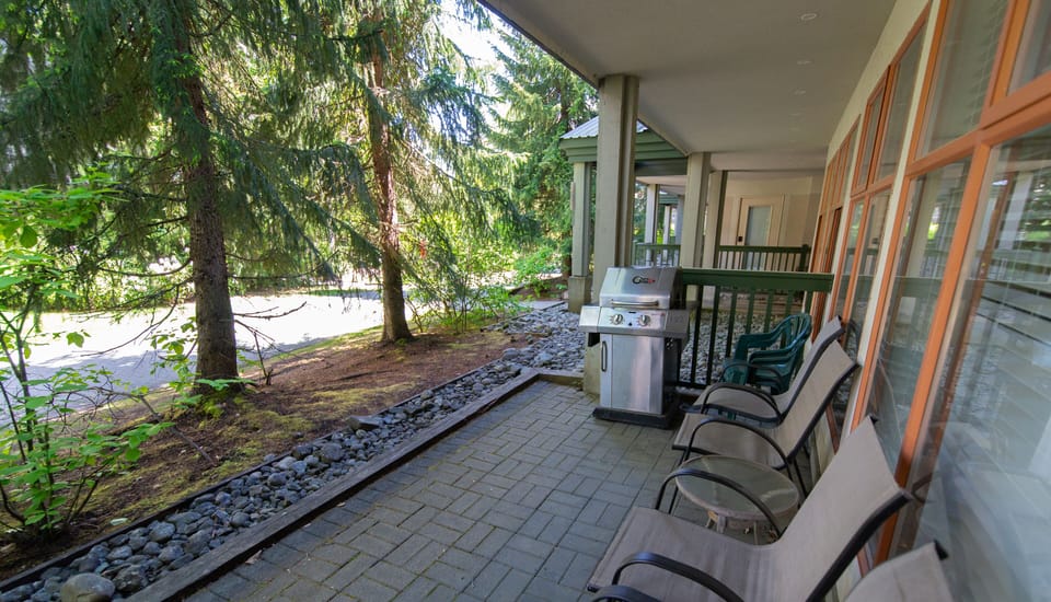 Patio with BBQ