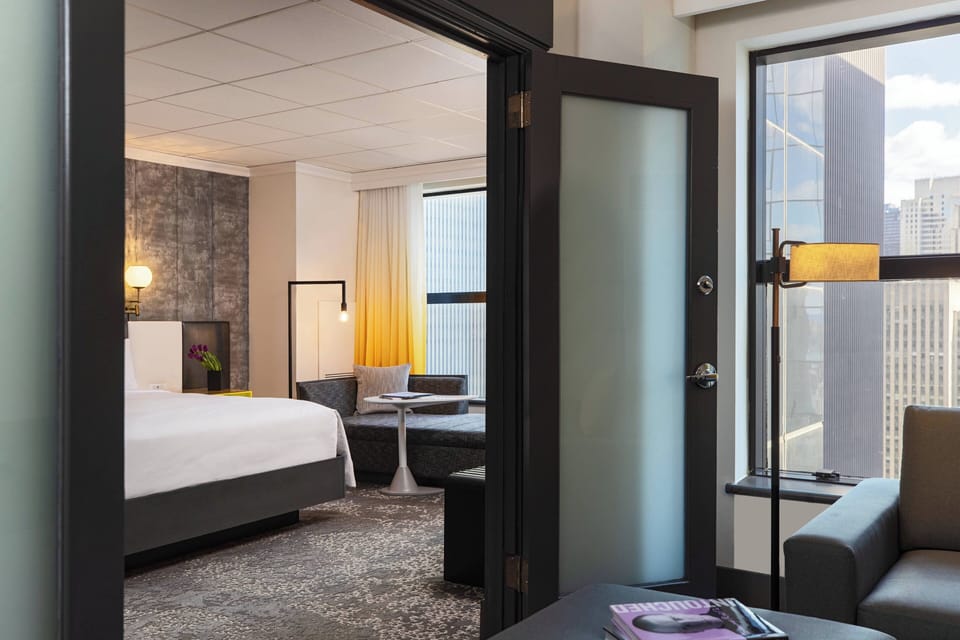 Executive Suite, 1 Bedroom, City View | Premium bedding, down comforters, in-room safe, desk