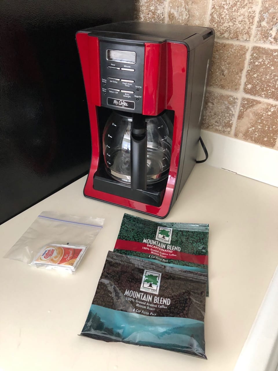 Your first pot of coffee is on us!  Enjoy!