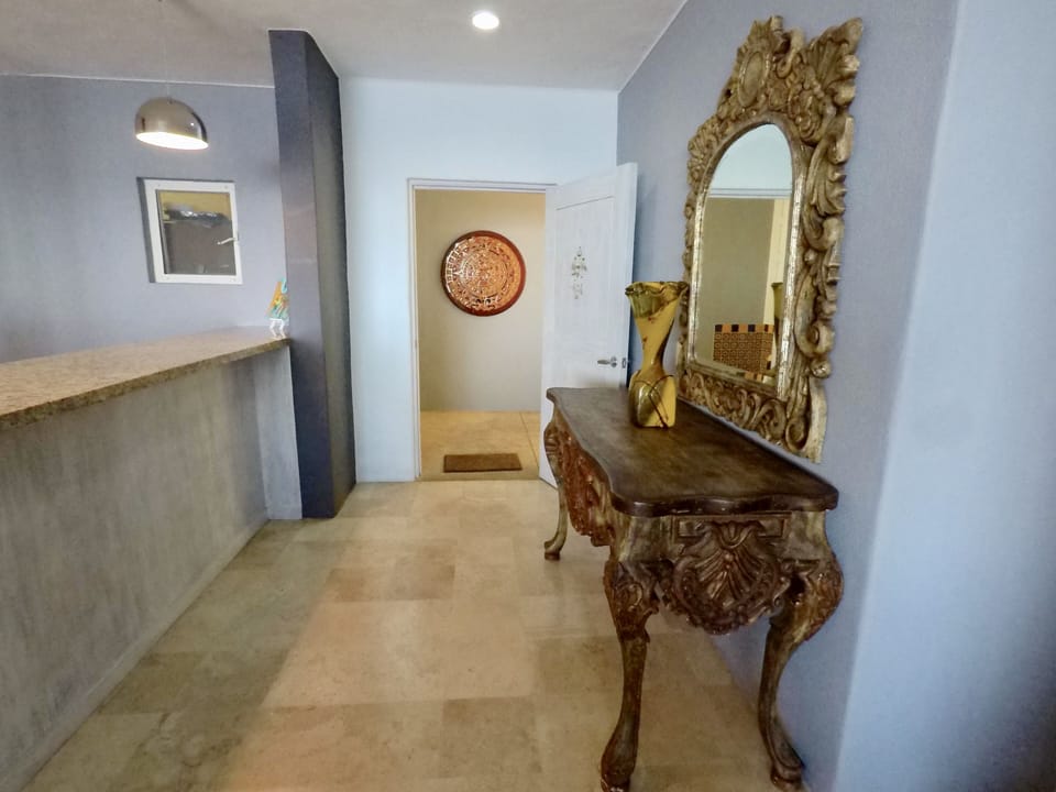 Looking at entry
