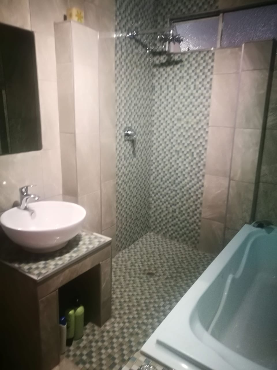 Apartment, 2 Bedrooms | Bathroom | Separate tub and shower, deep soaking tub, rainfall showerhead