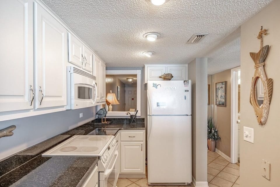 Fridge with ice maker. 