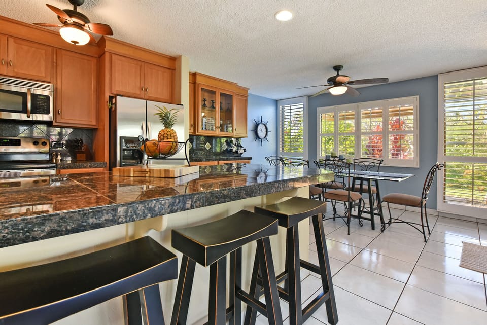 Counter Seating for Three