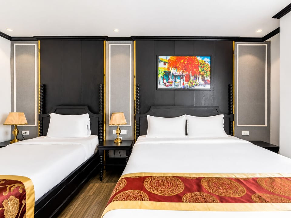 Superior Triple Room | Premium bedding, minibar, in-room safe, blackout drapes