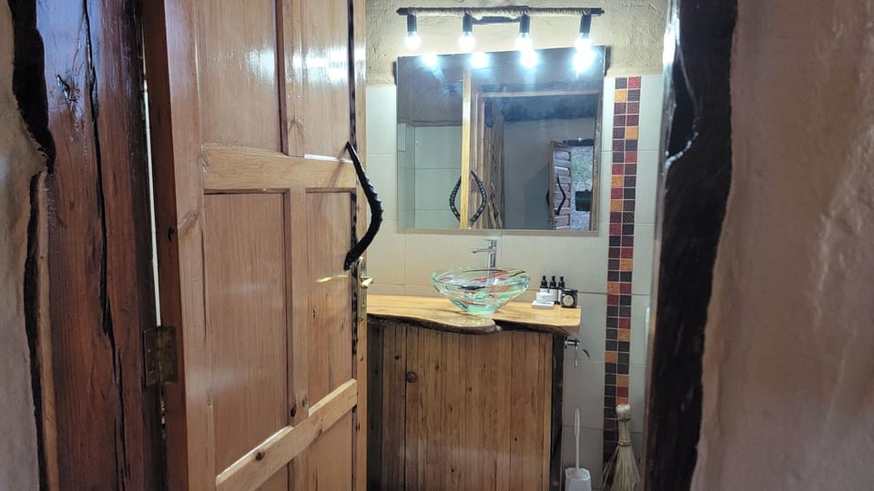 Luxury Double Room Single Use | Bathroom | Shower, towels, toilet paper