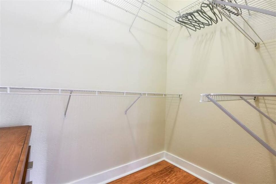 Walk-in master closet