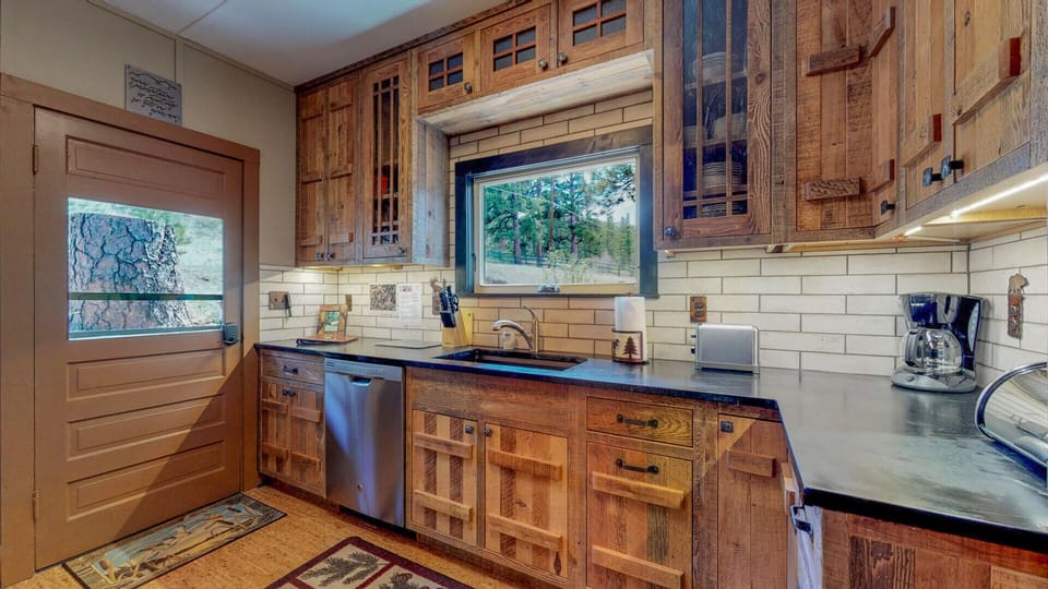 120  yr old home with modern barn wood kitchen and amenities