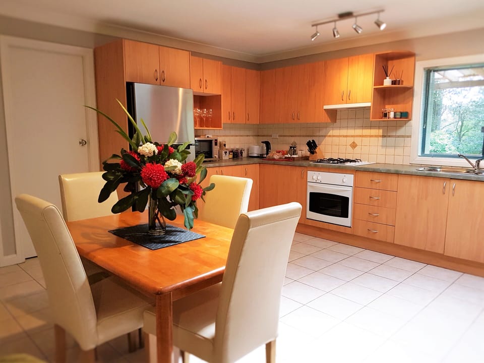 Cottage dining and kitchen