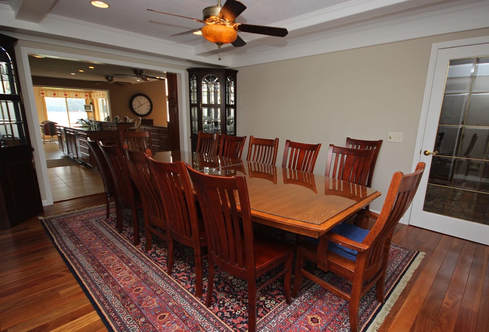 Different view of Dining Room. Adjacent to kitchen 