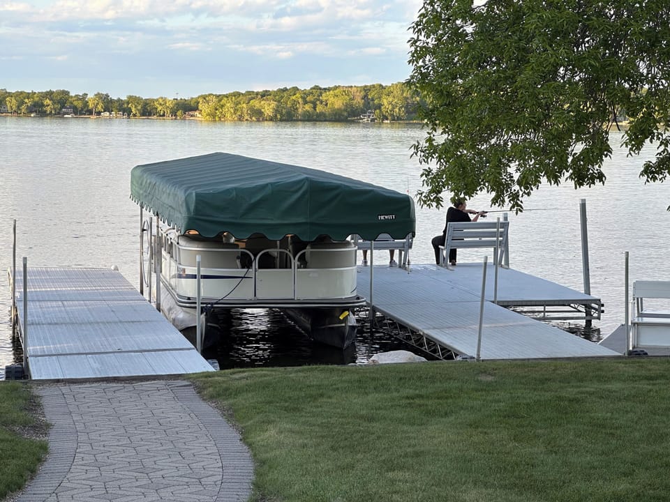 Two private docks for fishing. 