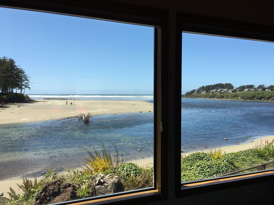 More photos of our view from inside the house. 