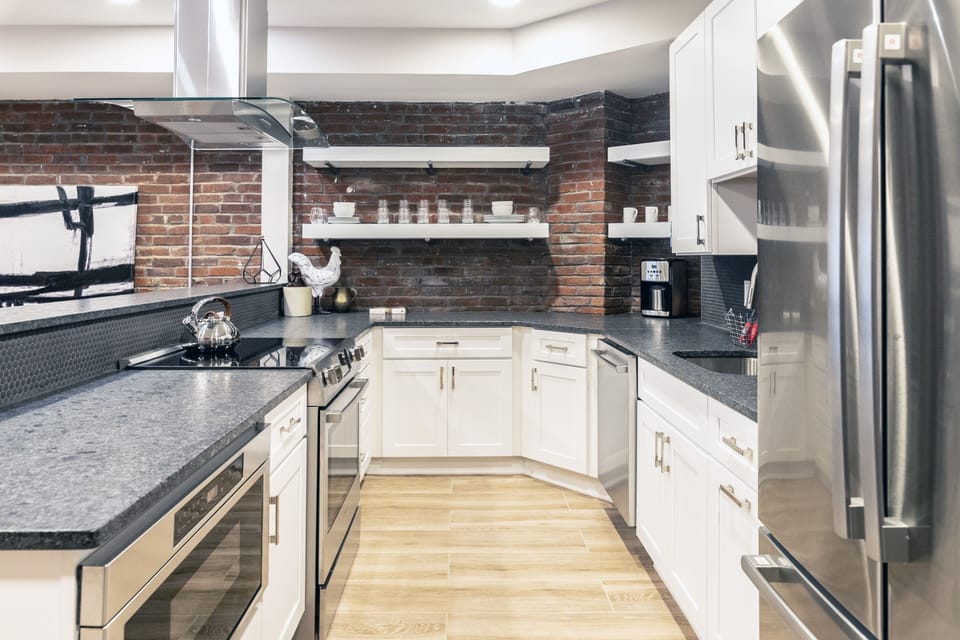 large open kitchen