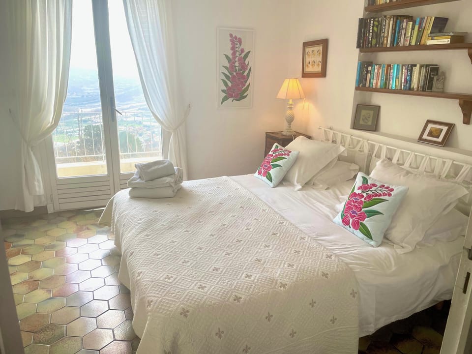 Principal bedroom with access to south facing balcony