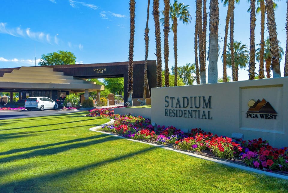 Enter through Stadium Residential gate 