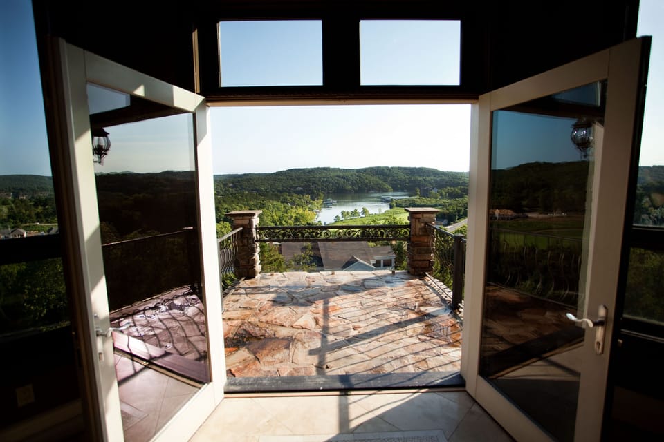 One of three patios from the main floor