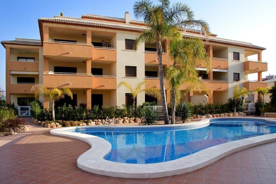 Terrace and pool