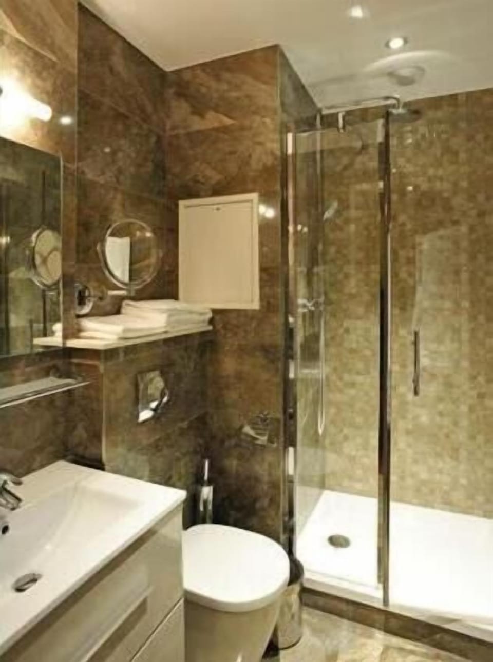 Free toiletries, hair dryer, towels