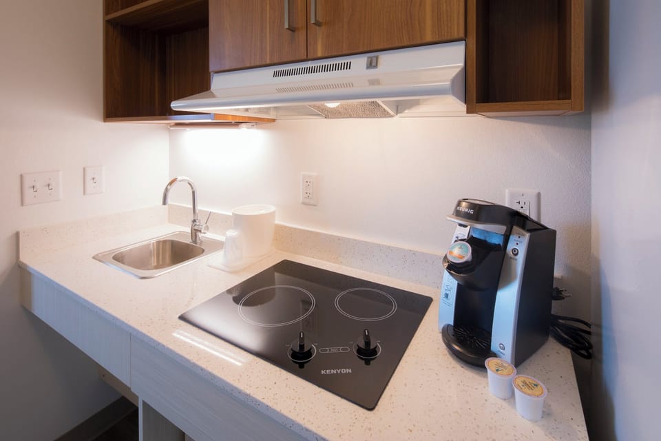 Studio Suite, 2 Queen Beds, Accessible Bathtub, Non Smoking (Kitchen) | Desk, blackout drapes, iron/ironing board, free WiFi