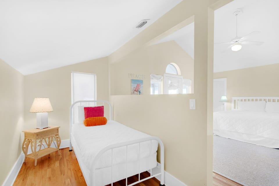Additional twin bed in master bedroom