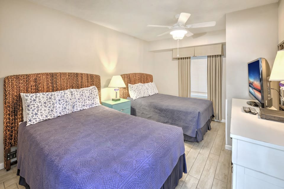 Three bedrooms make group vacations easier -Real beds make a real difference