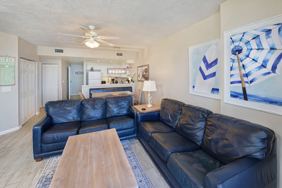 Ocean Walk Resort #1411 - 3 Bedroom 2 Bath Condo - Living Room View