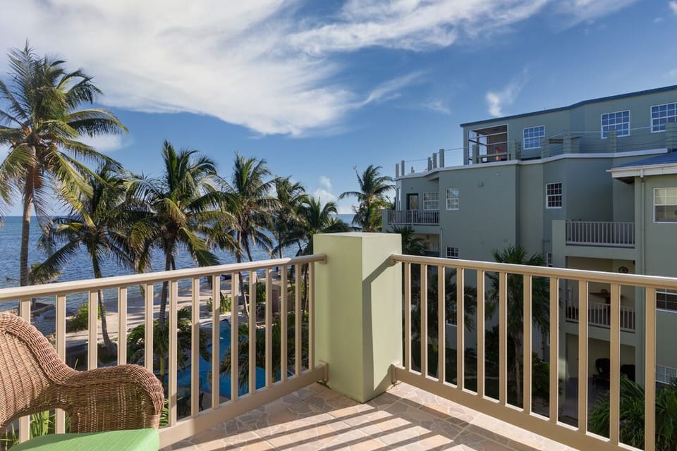 Third floor balcony with incredible pool, beach and ocean views.