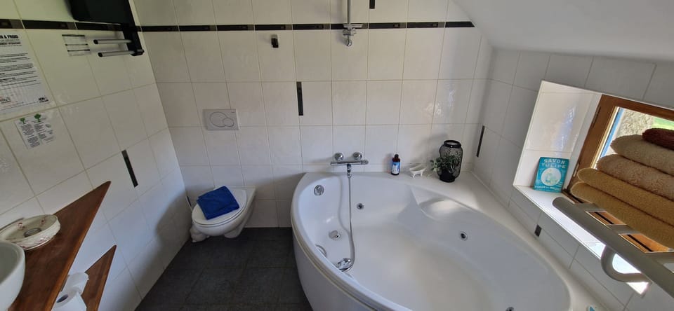 Comfort Room (Pere Jean) | Bathroom | Free toiletries, hair dryer, towels