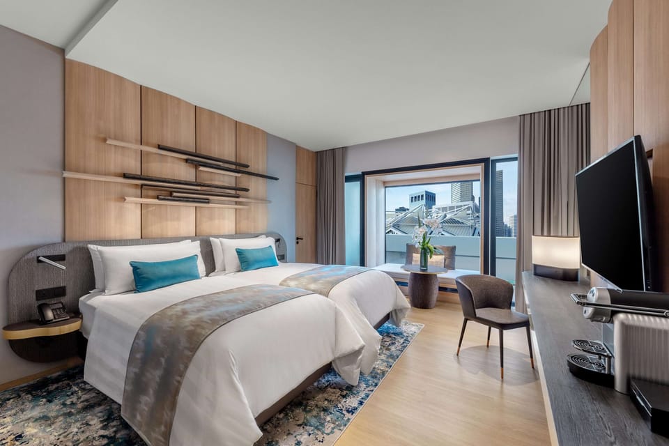 Minibar, in-room safe, desk, blackout drapes