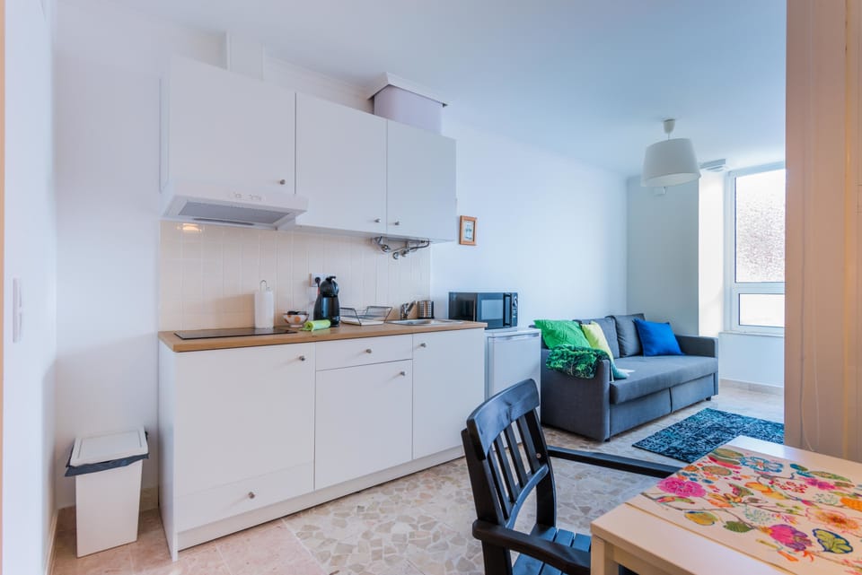 Apartment, Ground Floor | Private kitchen | Full-size fridge, microwave, stovetop, espresso maker