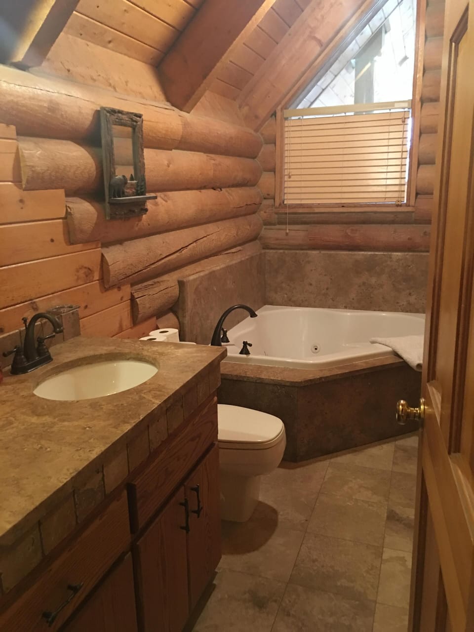Upstairs bathroom for Master bedroom w/ jetted tub