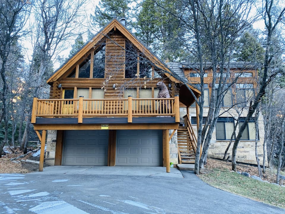 Front view w/ Smokey the Bear on Deck.