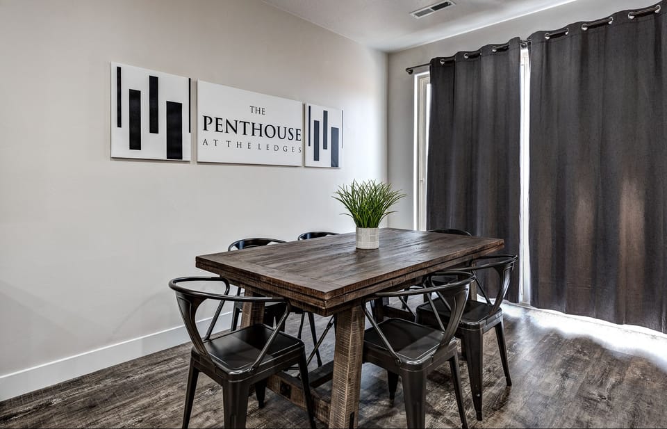 Dining Room - Share memories and stories while enjoying a family style meal around the Dining Table.