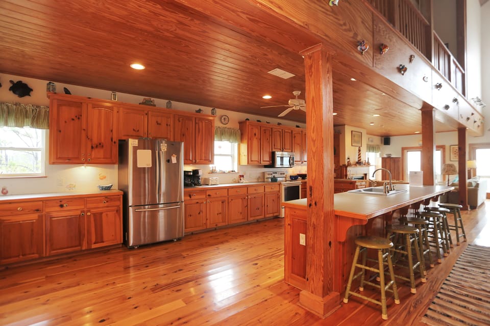 Kitchen with Bar Seating