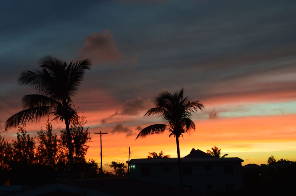 A fantastic Sunset at Frangipani Apartment (External view)