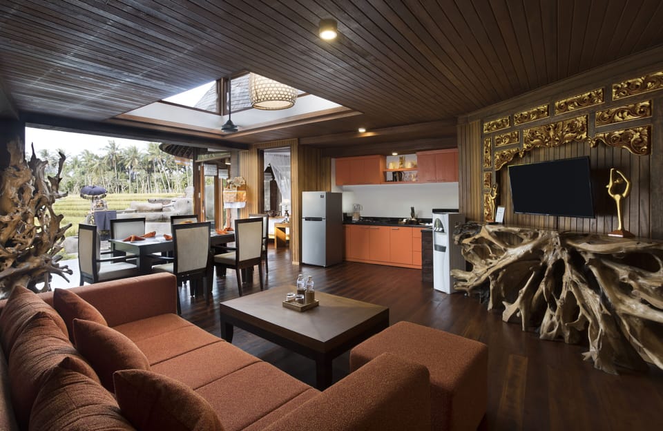 Signature Villa, 2 Bedrooms, Private Pool (Three Angles Private Villa) | Living room | TV