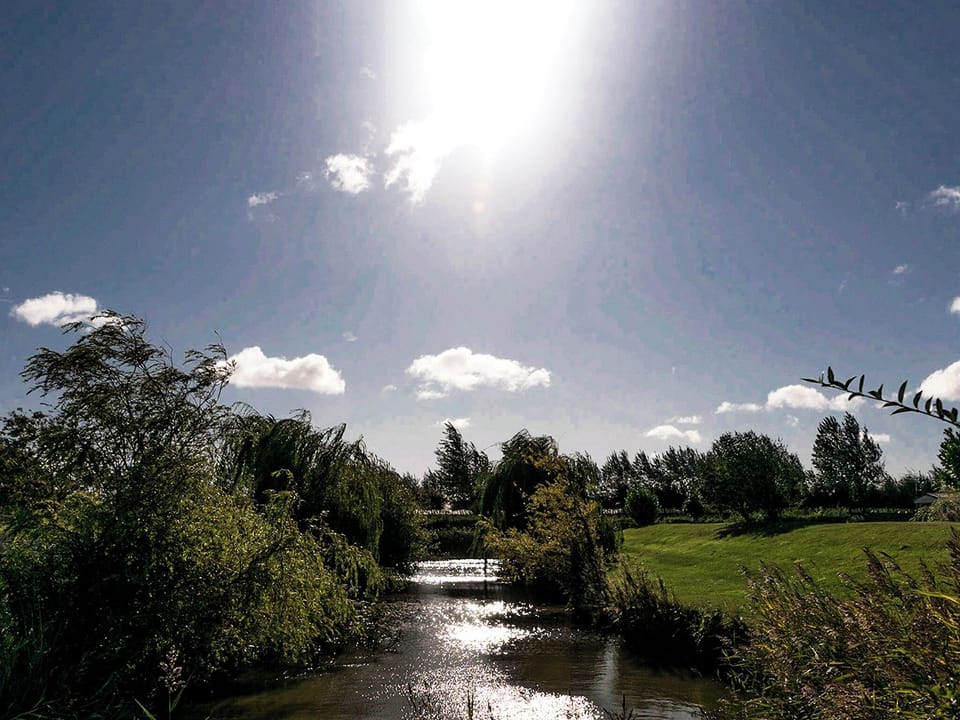 Garden and grounds | No. 6 Lake View Lodge - Lake View Lodges, Old Leake, near Boston