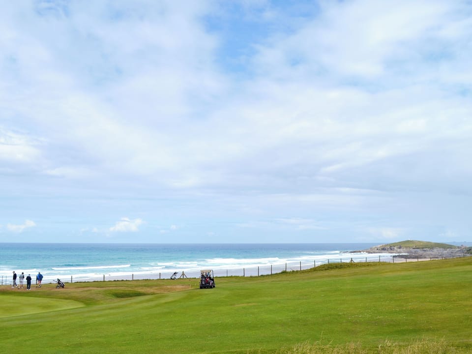 The golden sands of Fistral Beach