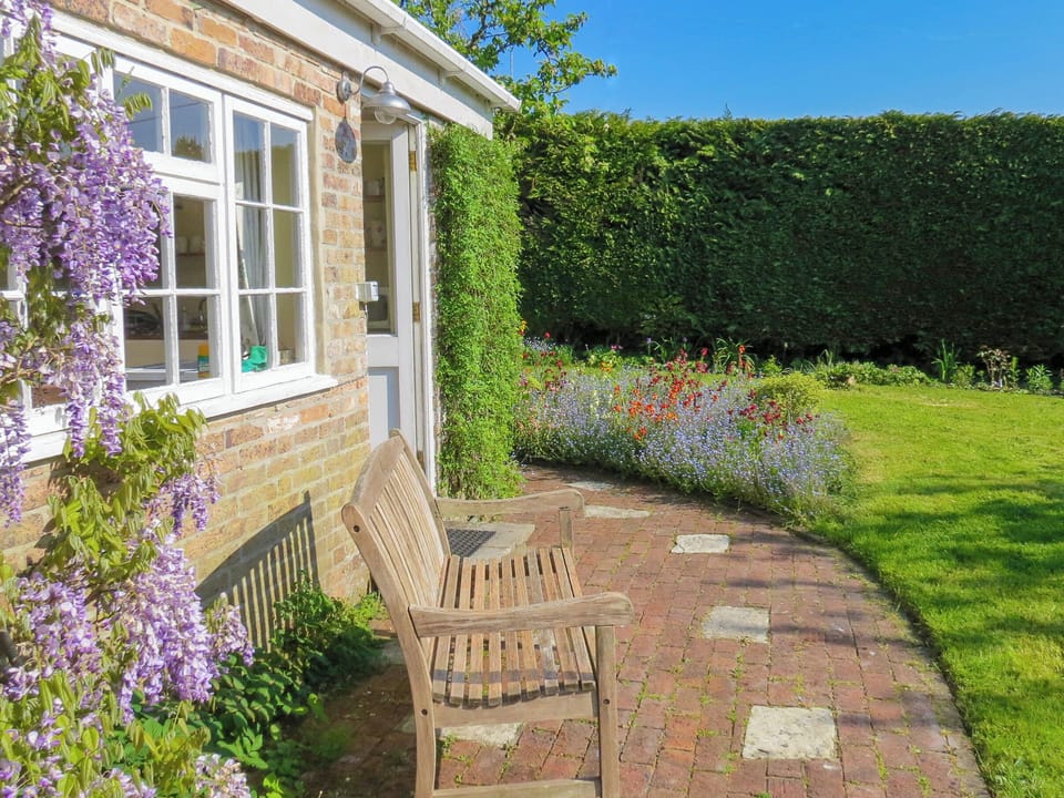 A sunny spot to sit out with a coffee | The Old Post Office, Lower Bockhampton