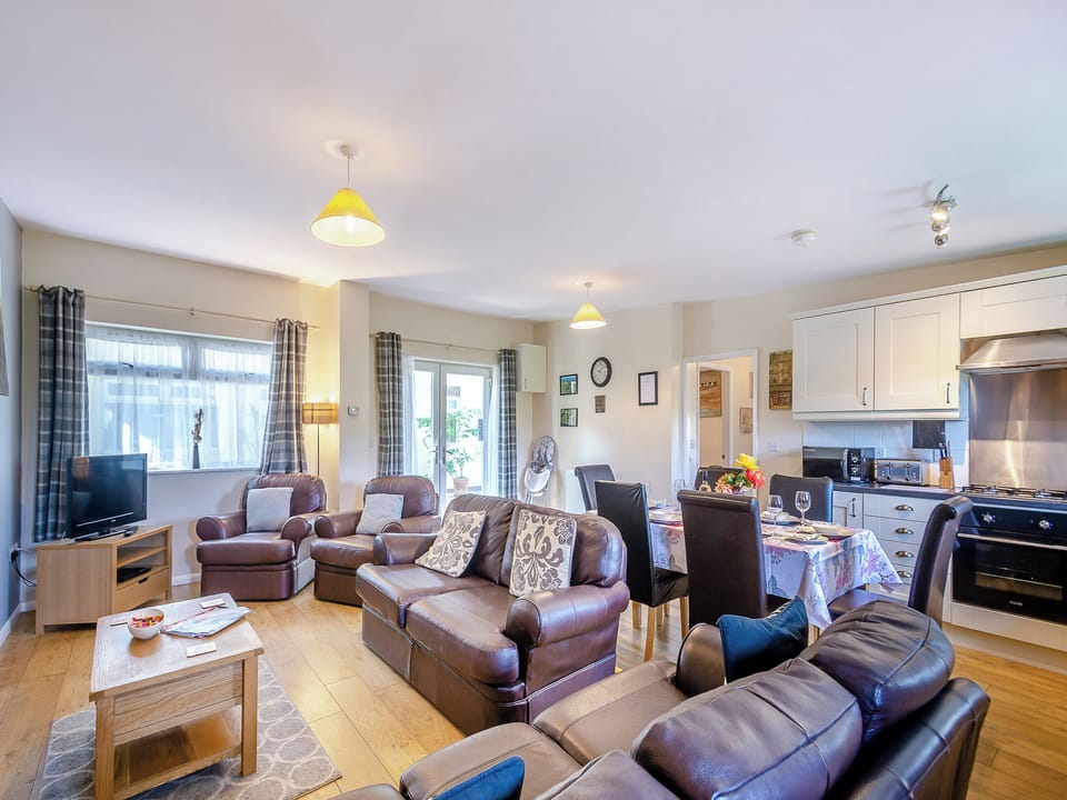 Open plan living space | Cowslip Cottage - Clapham Holme Farm Cottages, Great Hatfield, near Hornsea