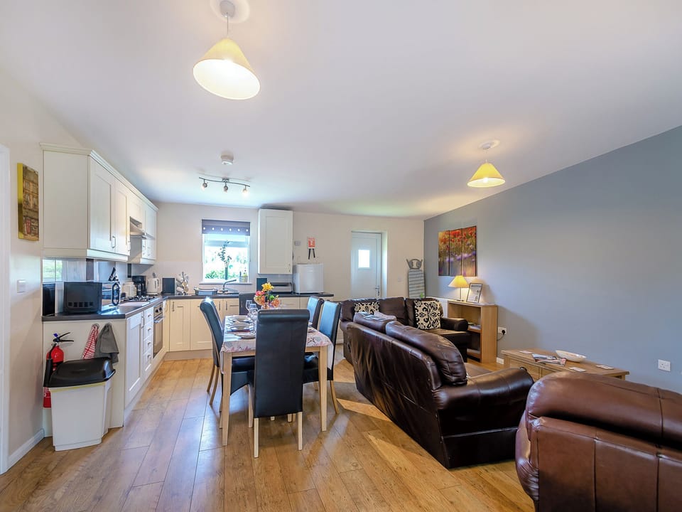 Open plan living space | Cowslip Cottage - Clapham Holme Farm Cottages, Great Hatfield, near Hornsea