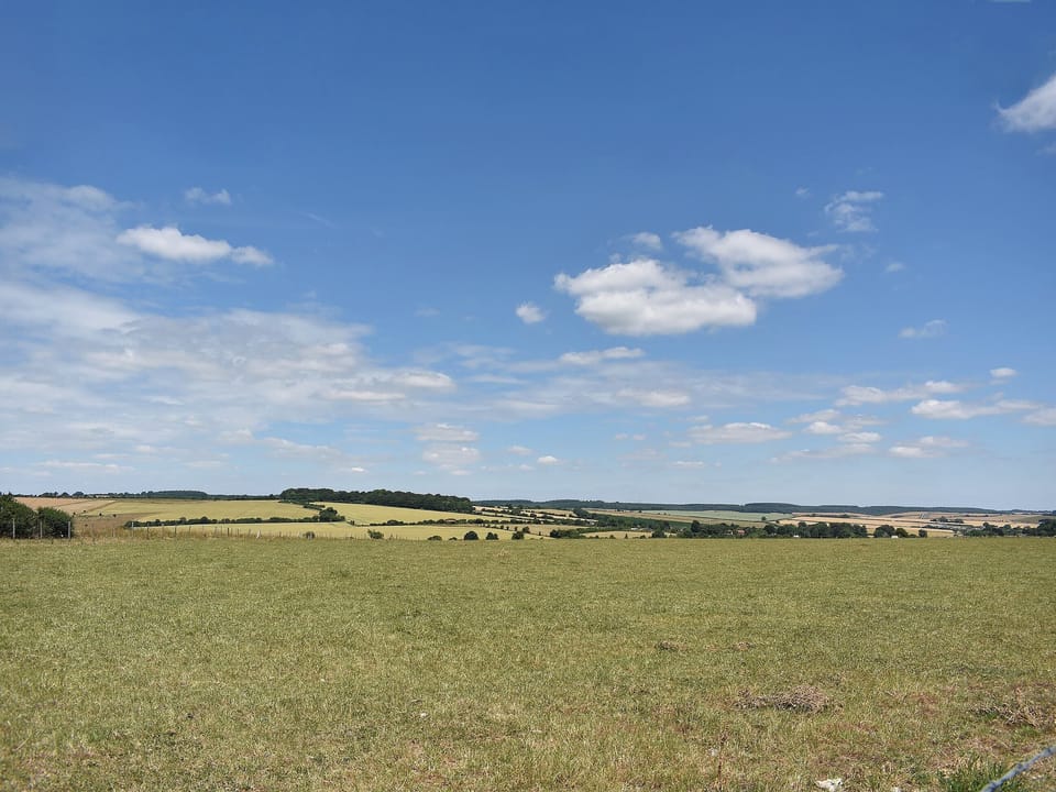 The beautiful Wiltshire surrounding countryside