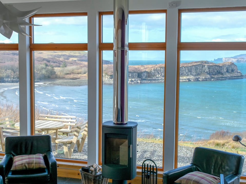 Spectacular sea views from the picture windows | Seascape, Carbost