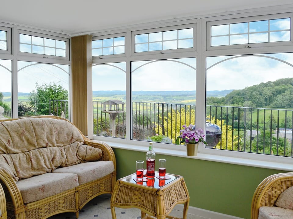 Conservatory with wonderful countryside views | Thornhill, Little Doward, near Whitchurch