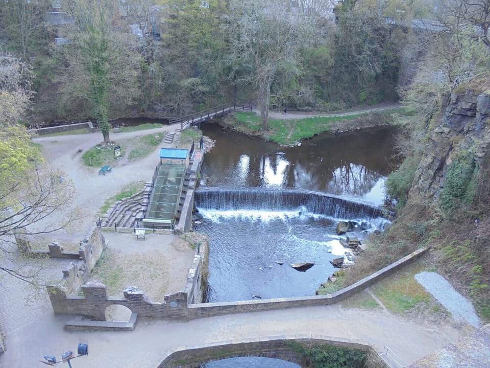 Two rivers meet Torrs Riverside Park | The White Cottage, Furness Vale, near Whaley Bridge