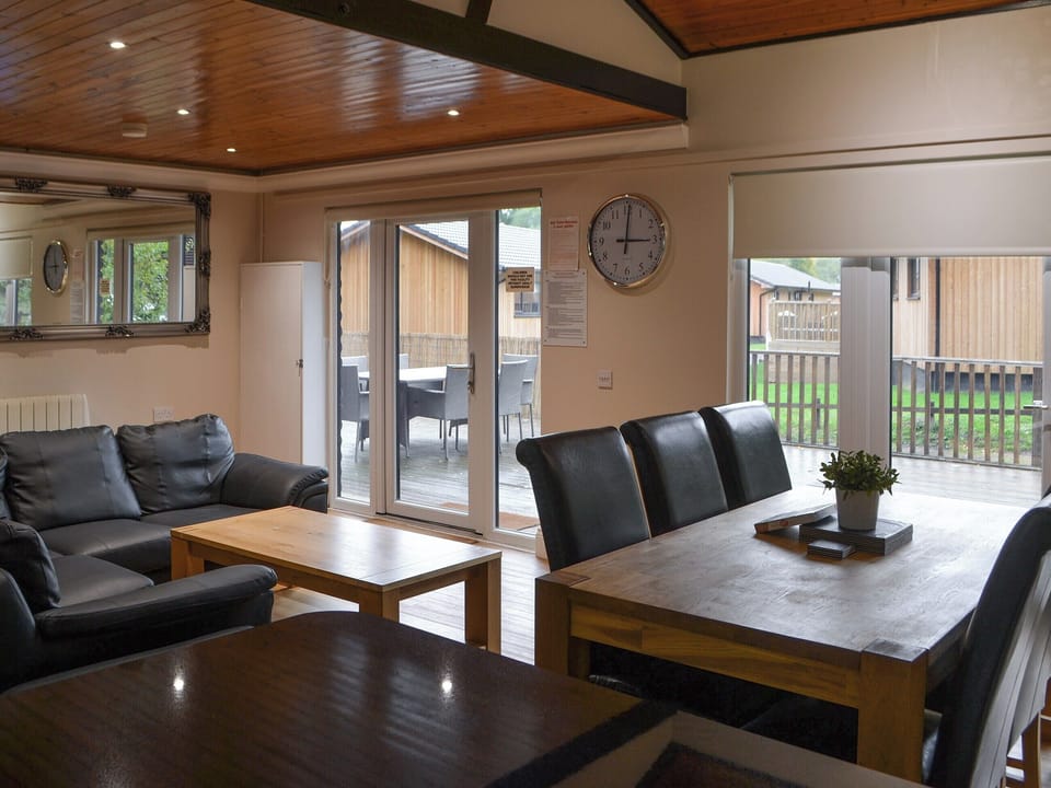 Open plan living space | Leafy Run - Otterburn Hall Lodges, Otterburn, near Bellingham