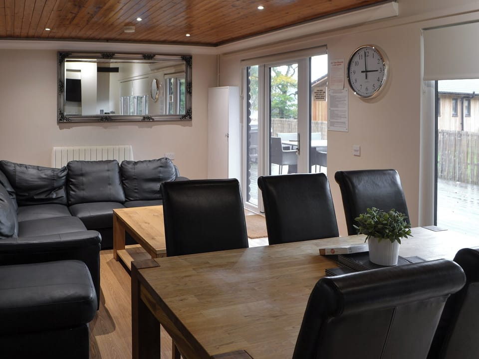 Open plan living space | Leafy Run - Otterburn Hall Lodges, Otterburn, near Bellingham