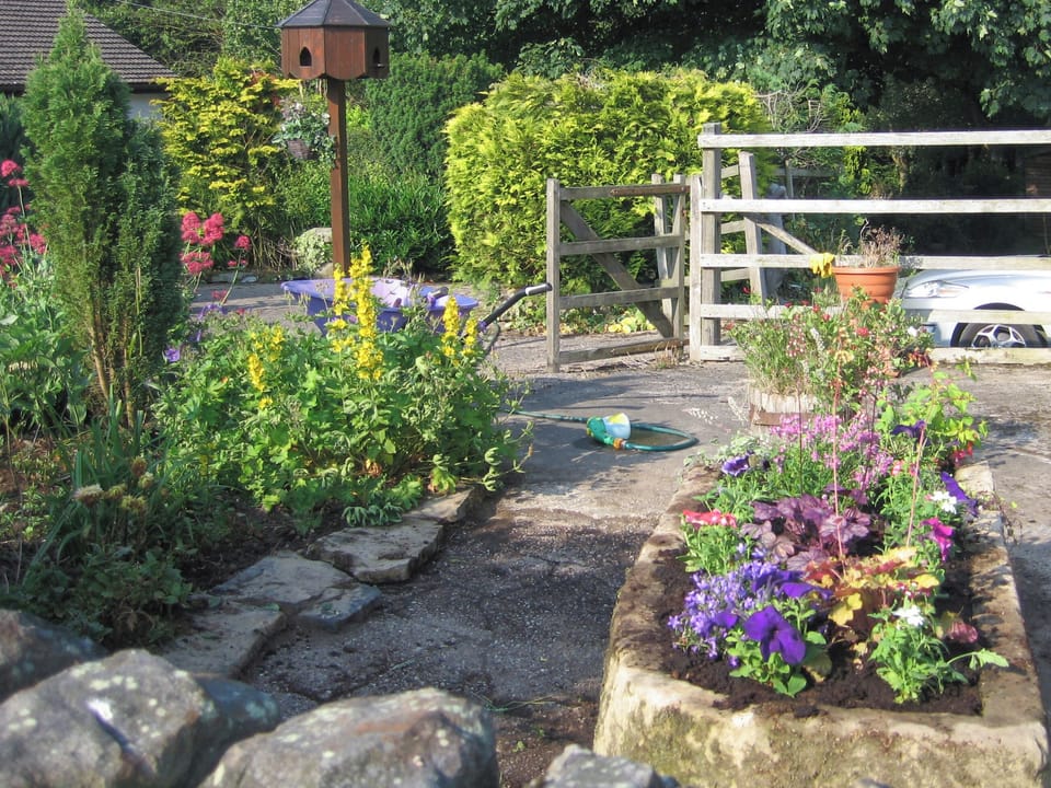 Well-maintained garden areas | Priestfield Grange - Willow Cottage, Chestnut Cottage - Prestfield Grange, Old Brampton, near Chesterfield