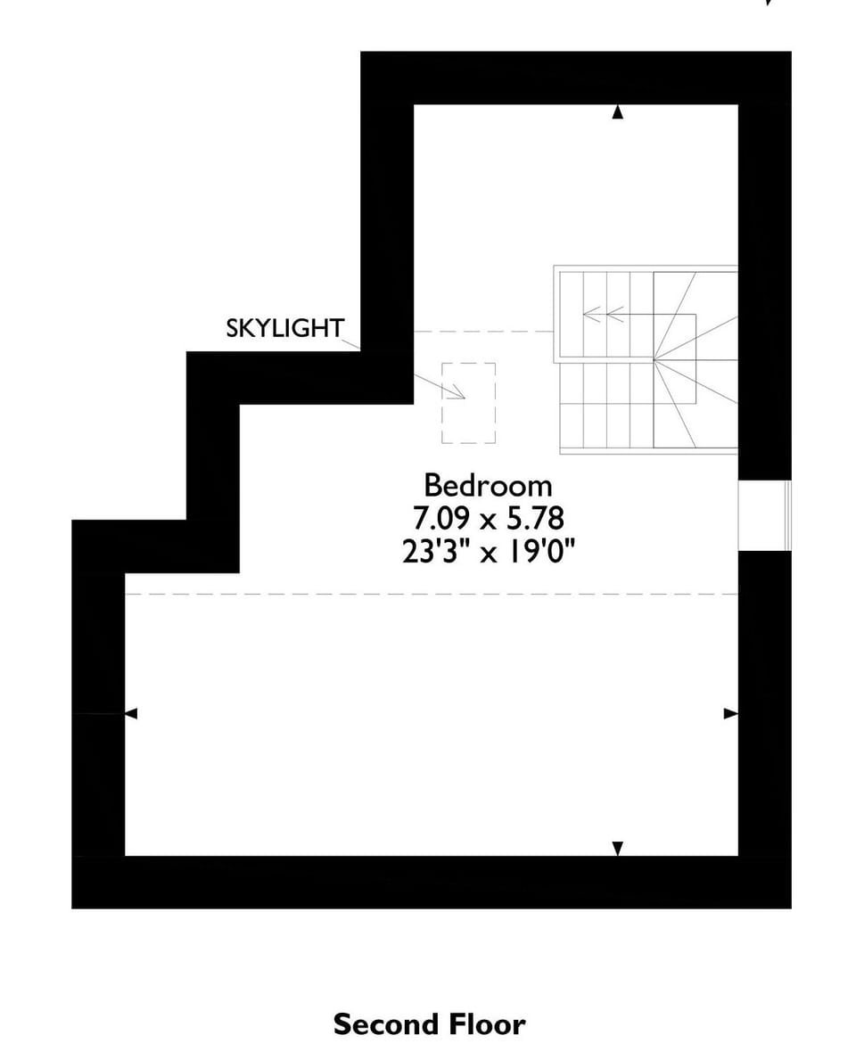 Floor plan of second floor | Beny-Cot, Keswick