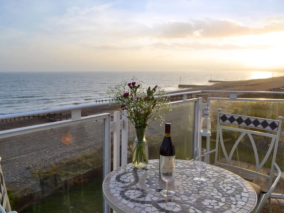 Wonderful views from the balcony | Coast Lodge, Pevensey Bay