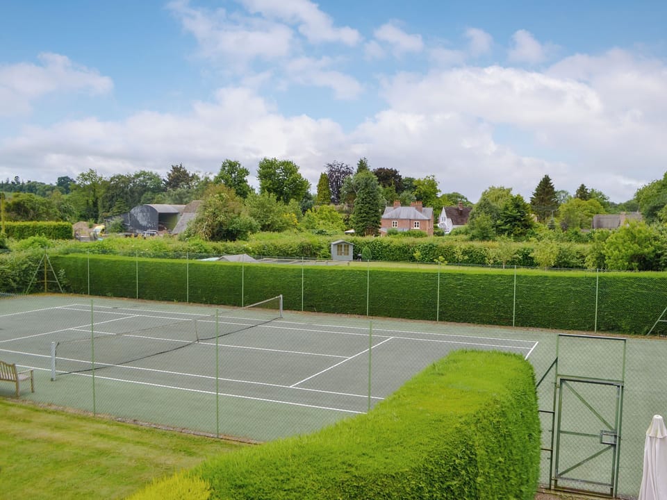 Tennis court | The Stables, Eardisland, near Leominster